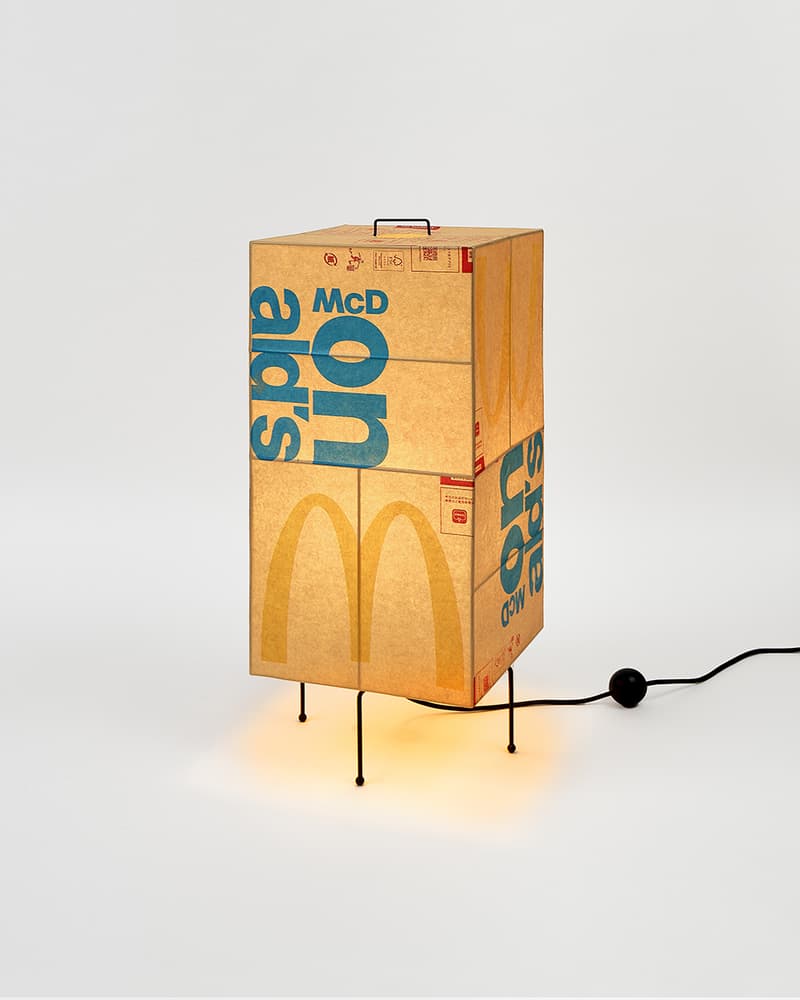 韓國藝術家 Gyu Han Lee 回收使用 McDonald's 紙袋打造燈飾創作系列