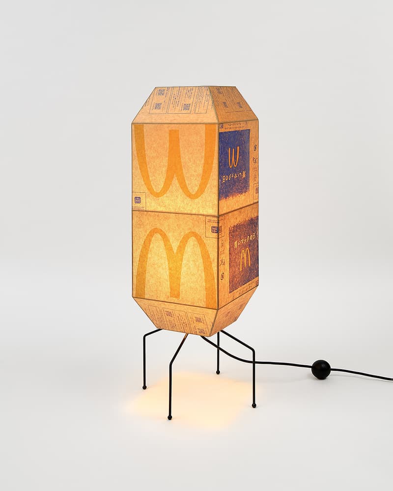 韓國藝術家 Gyu Han Lee 回收使用 McDonald's 紙袋打造燈飾創作系列