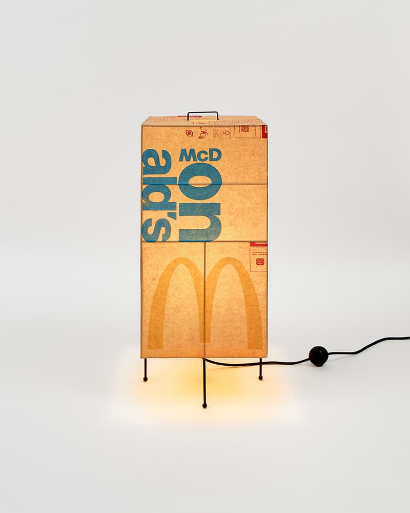 韓國藝術家 Gyu Han Lee 回收使用 McDonald's 紙袋打造燈飾創作系列