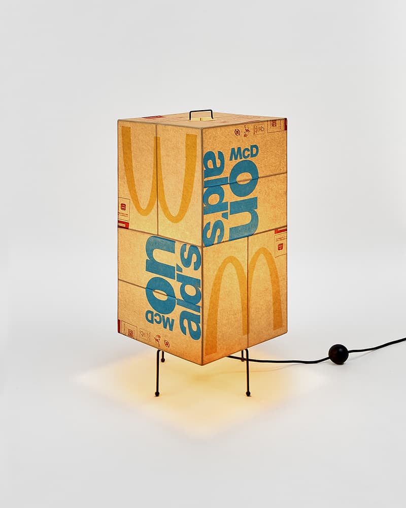 韓國藝術家 Gyu Han Lee 回收使用 McDonald's 紙袋打造燈飾創作系列
