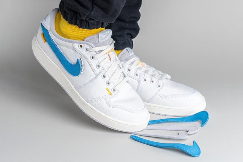 可隨喜好更換 Logo 配色，近覽 Union x Air Jordan 1 KO Low 上腳圖輯