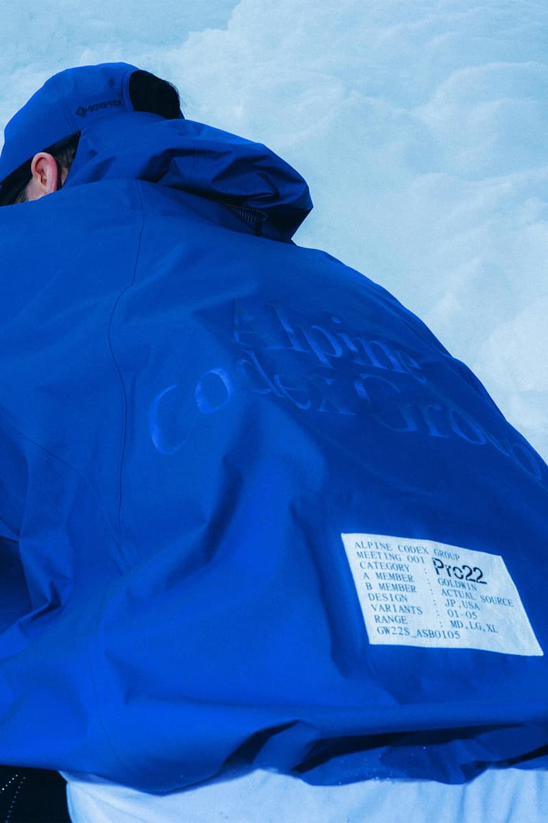 日本戶外品牌 Goldwin 為虛擬徒步旅行團體「Alpine Codex Group」打造獨佔服飾