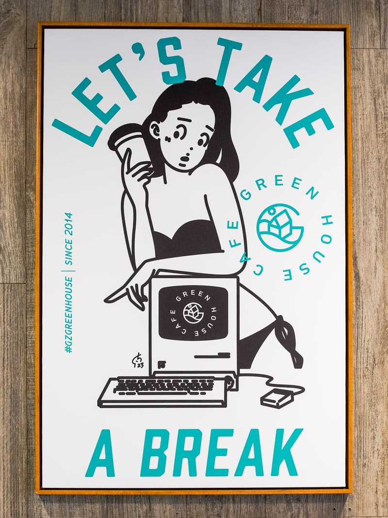 GREEN HOUSE 携手日本艺术家 Sakurai Hajime  打造「LET’S TAKE A BREAK」联名企划