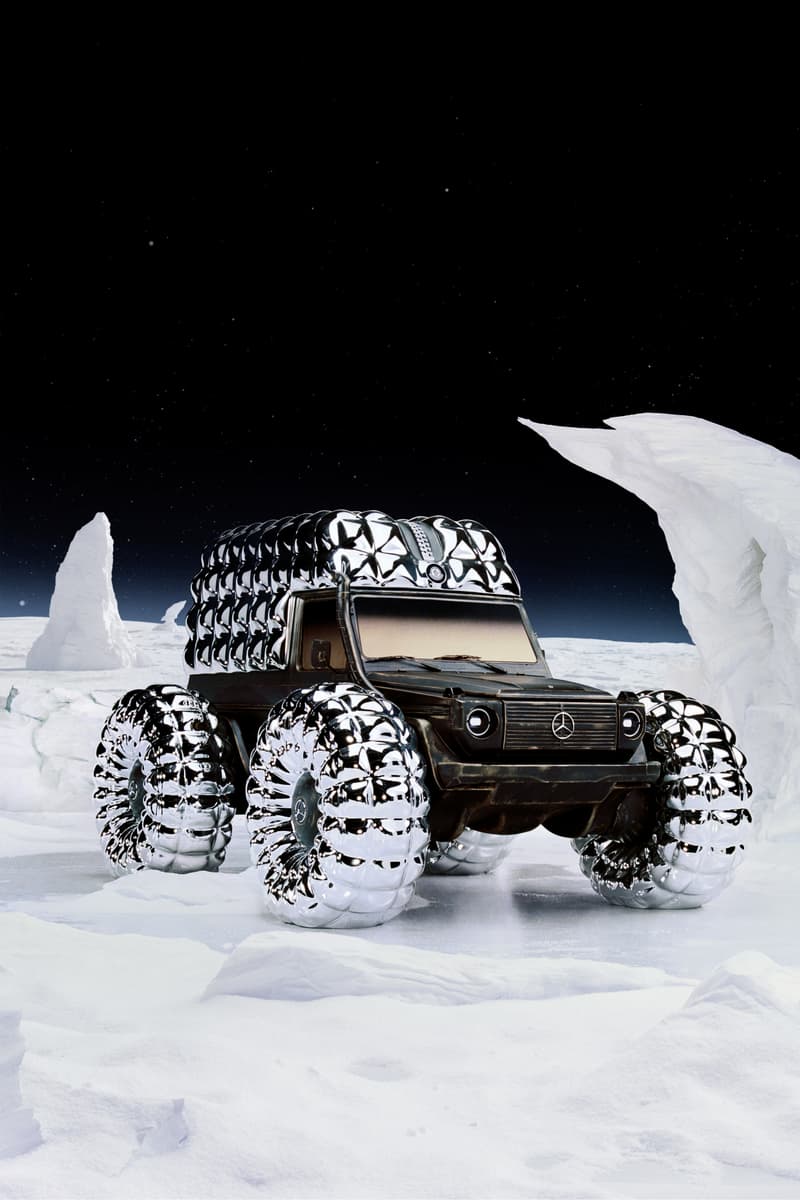 Moncler 携手 Mercedes-Benz 打造艺术品「PROJECT MONDO G」
