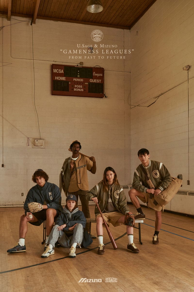 U.Sage x MIZUNO 联名系列「Gameness Leagues」正式登场