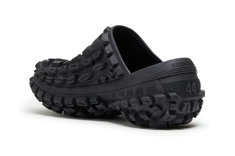 Balenciaga 全新鞋款「Defender Extreme Tire Tread Clogs」正式登場