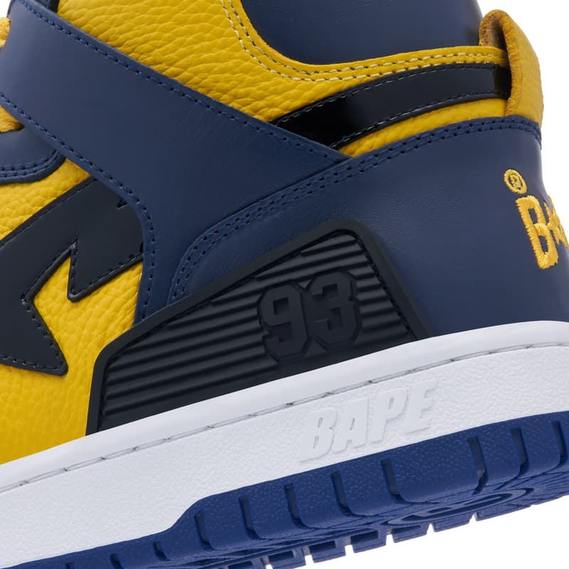 BAPE STA 93 HI 以全新配色设计回归