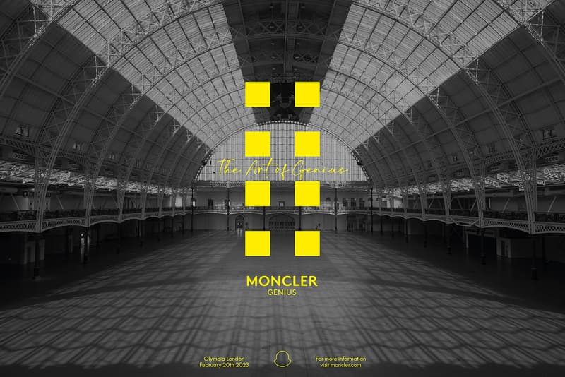 Moncler 将于伦敦时装周举办 2023「THE ART OF GENIUS」大秀