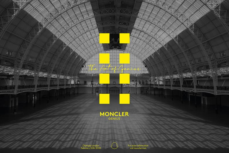 Moncler 将于伦敦时装周举办 2023「THE ART OF GENIUS」大秀