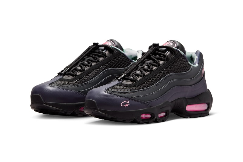 率先近賞 Corteiz x Nike Air Max 95 聯名系列黑粉配色「Pink Beam」