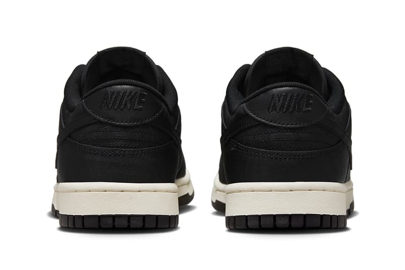 Nike Dunk Low 最新配色「Black Canvas」即将登场