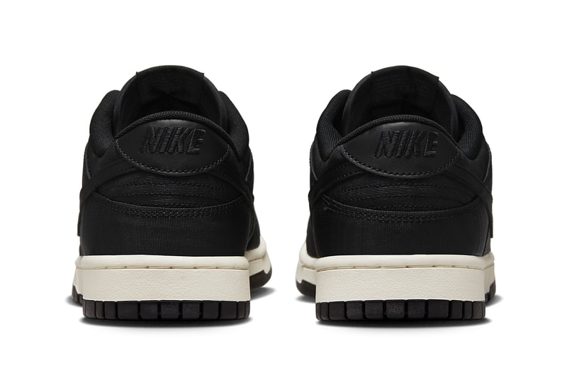 Nike Dunk Low 最新配色「Black Canvas」即将登场