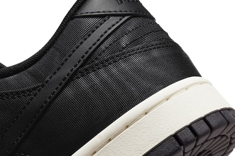 Nike Dunk Low 最新配色「Black Canvas」即将登场