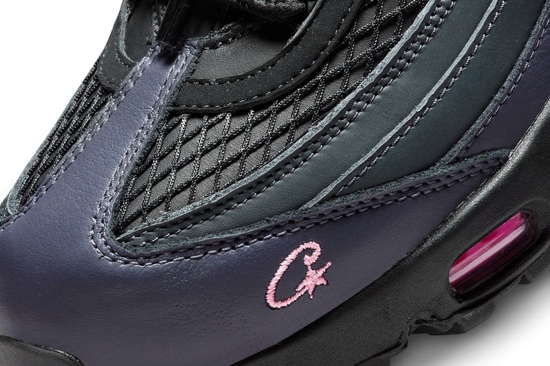 率先近賞 Corteiz x Nike Air Max 95 聯名系列黑粉配色「Pink Beam」