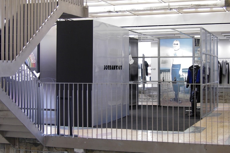 走进 JORDANLUCA x SND 特别装置及 POP-UP 空间