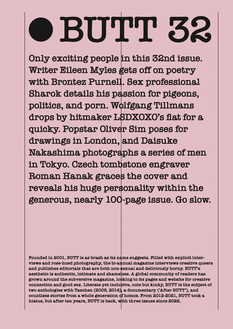 《BUTT 32》出版，携手 BOTTEGA VENETA 展开独家合作