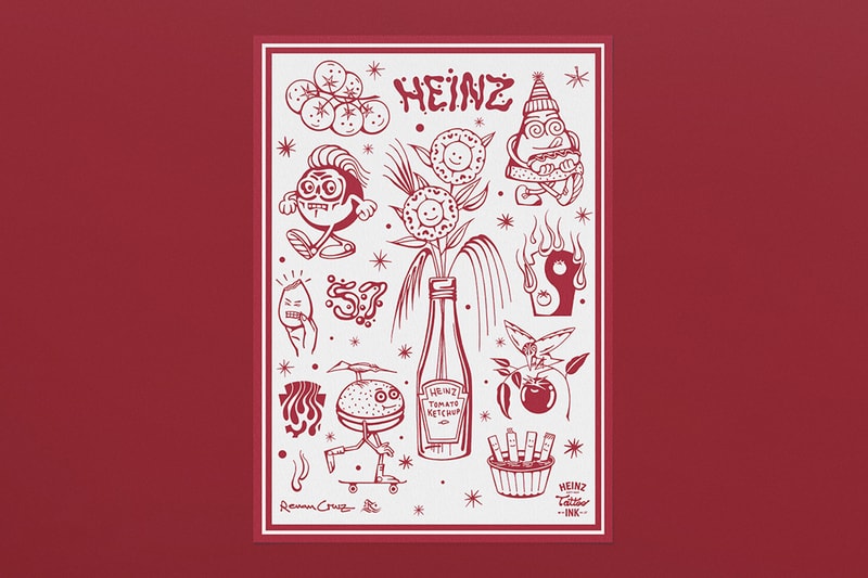 Heinz 正式開發出 Pantone 色調「57 Red」紅色紋身顏料