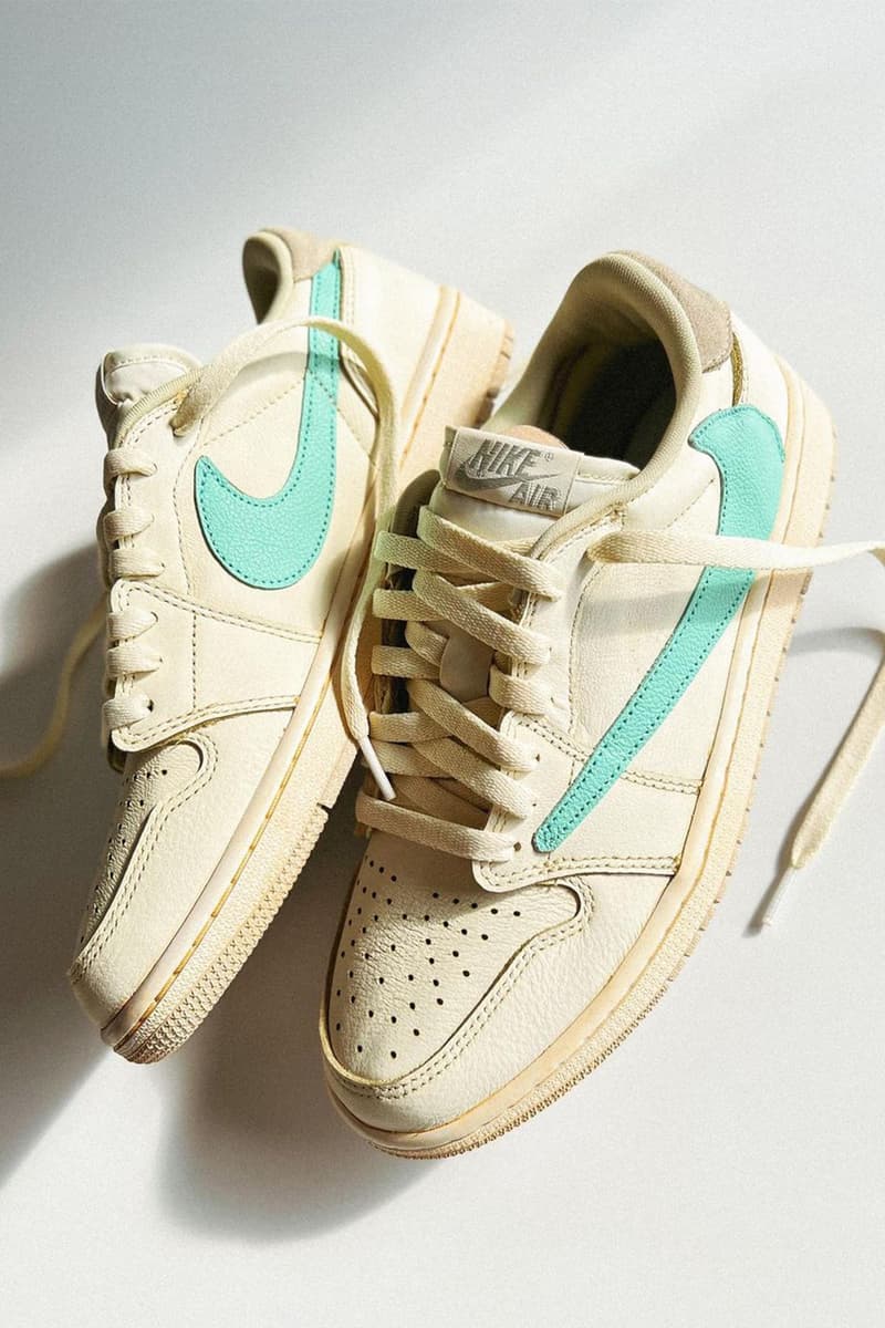 設計師打造 Travis Scott x Air Jordan 1 Low「Tiffany」全新定製鞋款