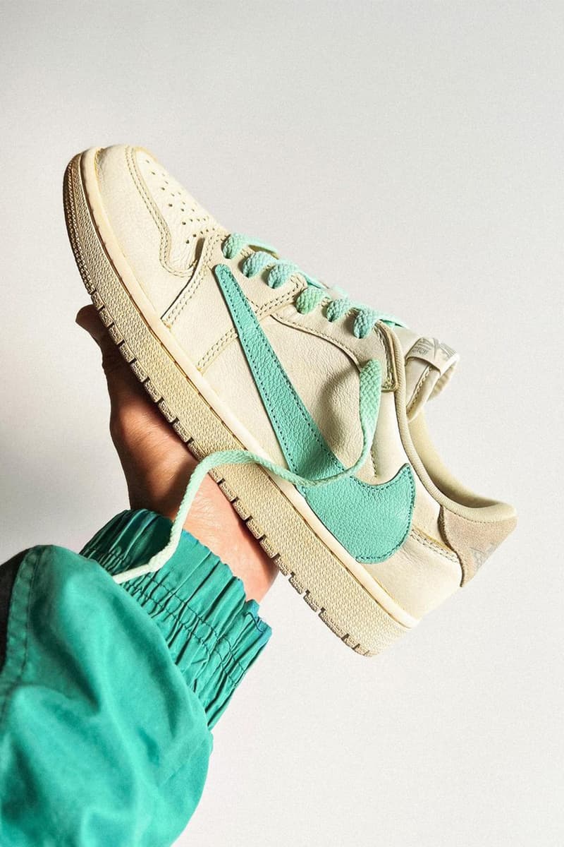 設計師打造 Travis Scott x Air Jordan 1 Low「Tiffany」全新定製鞋款