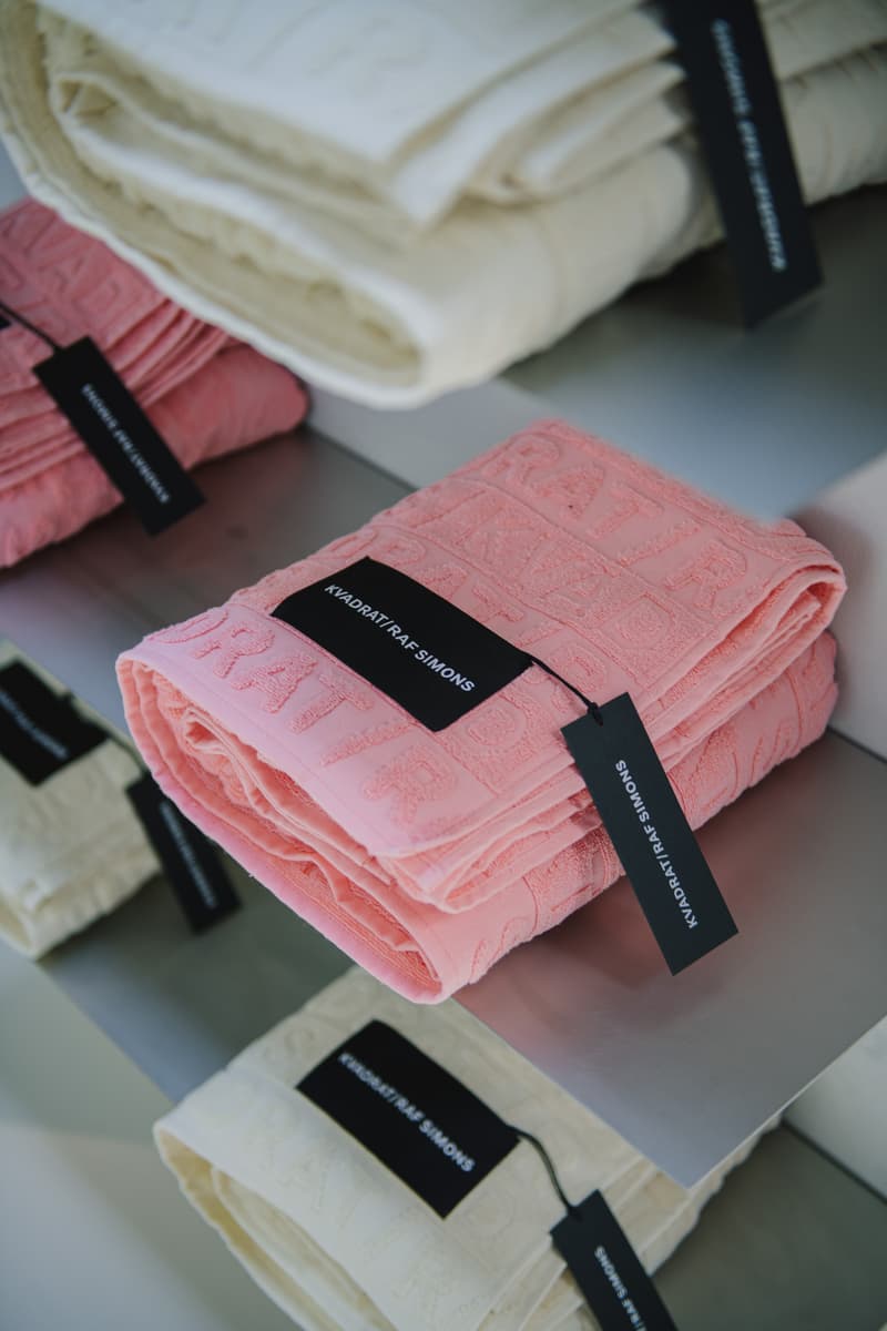 Raf Simons x Kvadrat 合作系列于 IYOUTH STUDIO 打造 Pop-Up Store