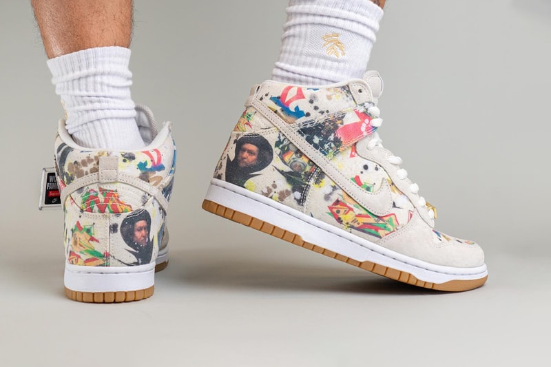 率先上腳 Supreme x Nike SB Dunk High 最新聯名配色「Rammellzee」