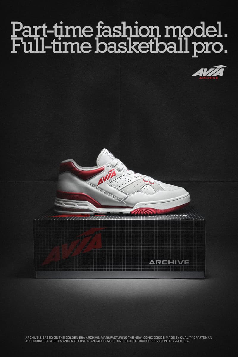 AVIA archive 855 低帮复古篮球鞋新色登场