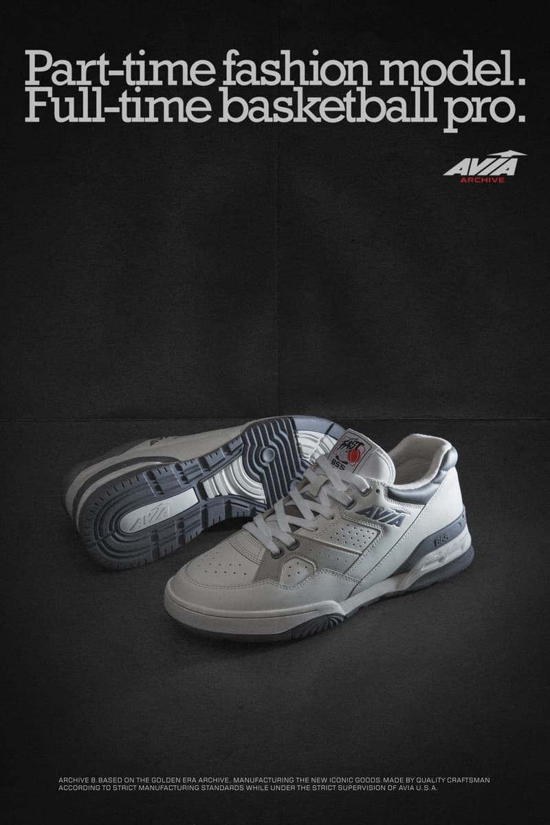 AVIA archive 855 低帮复古篮球鞋新色登场
