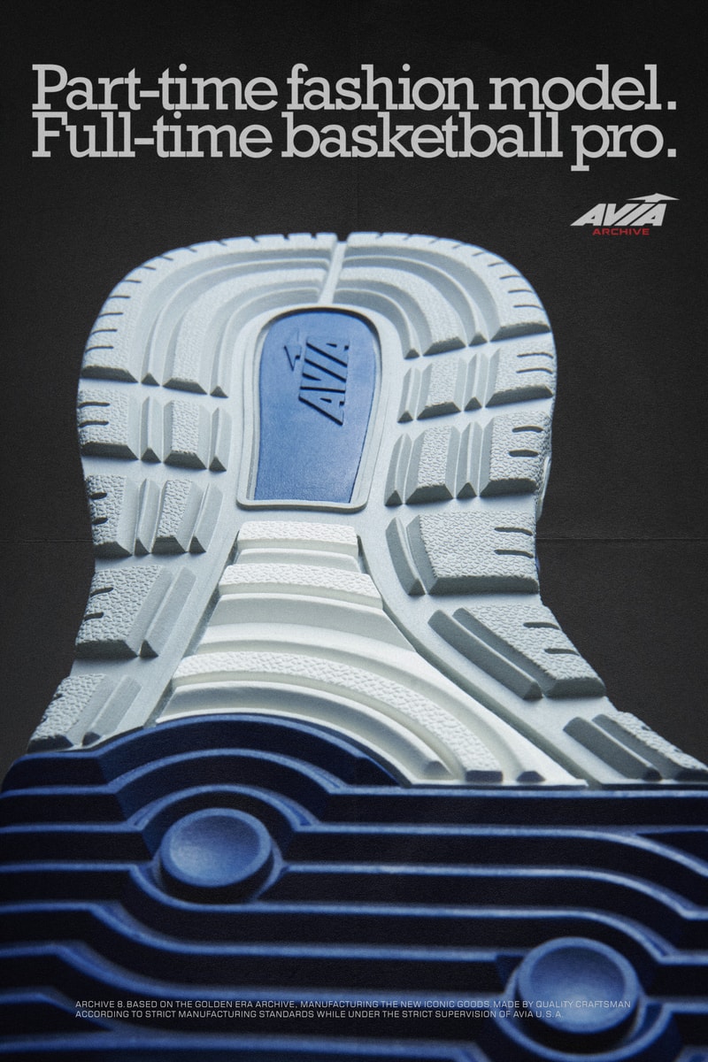 AVIA archive 855 低帮复古篮球鞋新色登场