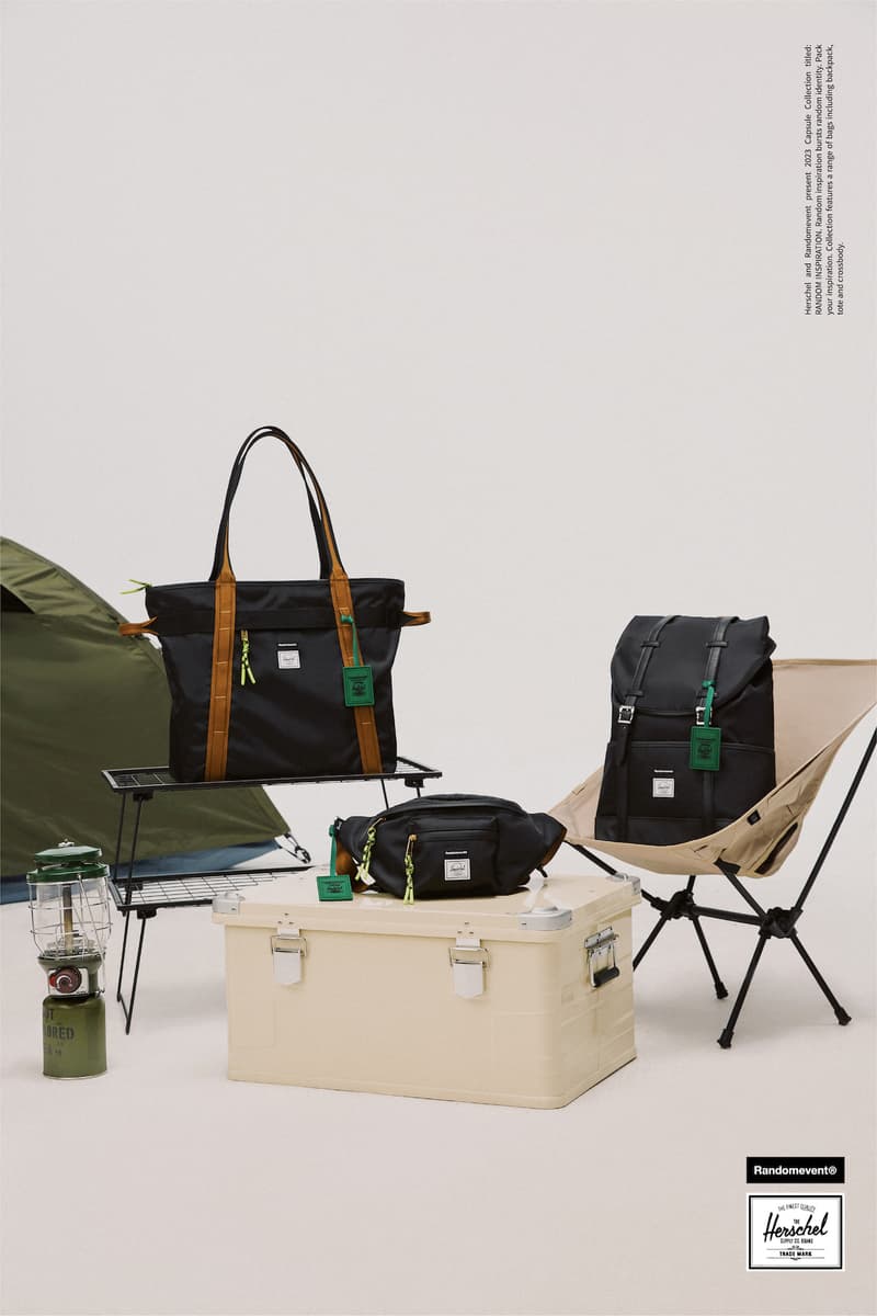 Randomevent 携手 Herschel Supply 打造全新联名包袋系列