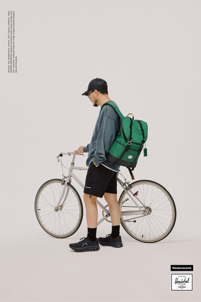 Randomevent 携手 Herschel Supply 打造全新联名包袋系列