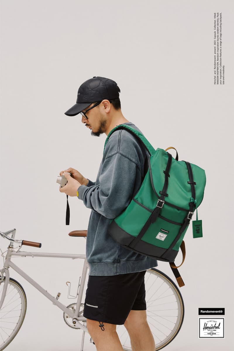 Randomevent 携手 Herschel Supply 打造全新联名包袋系列