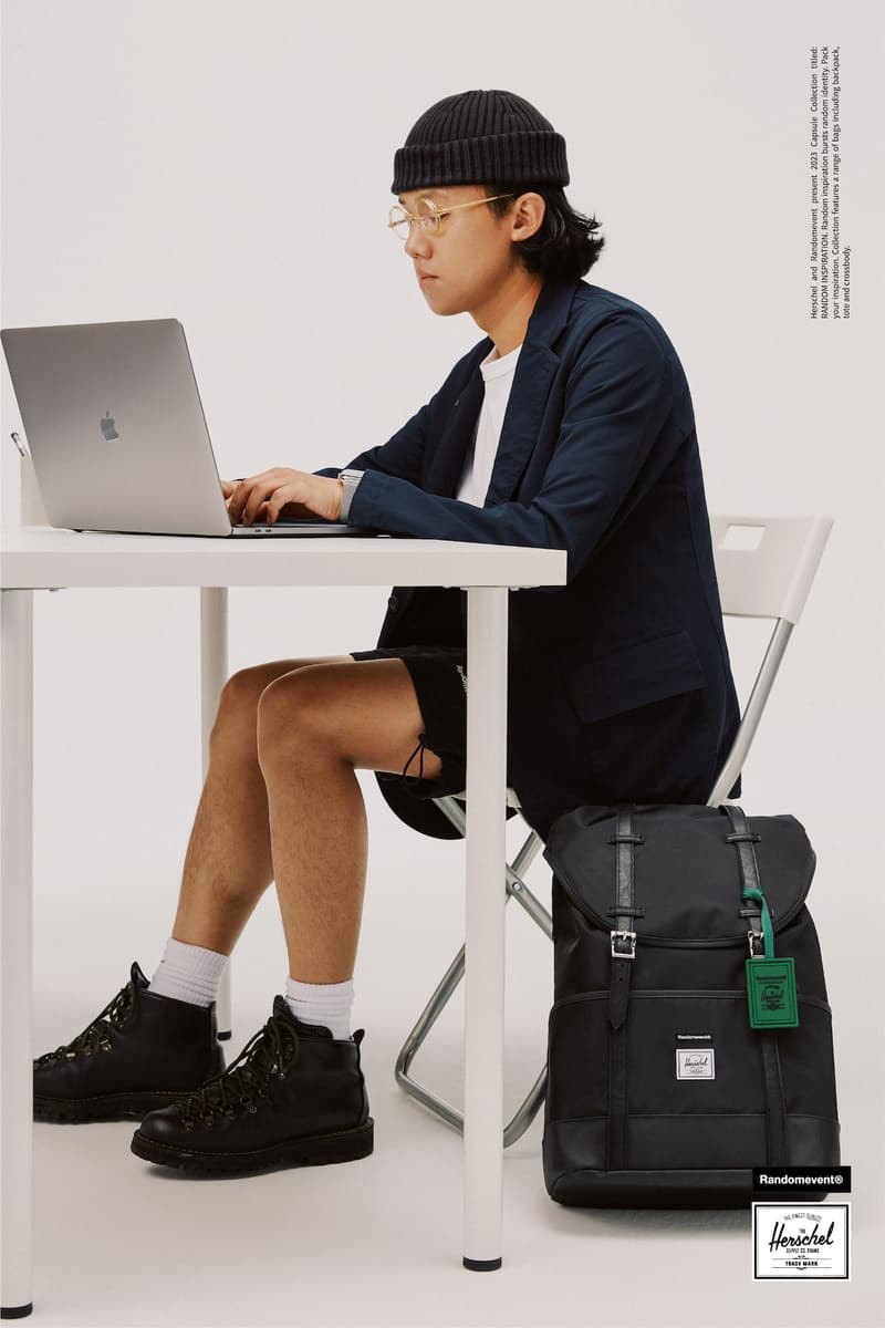 Randomevent 携手 Herschel Supply 打造全新联名包袋系列