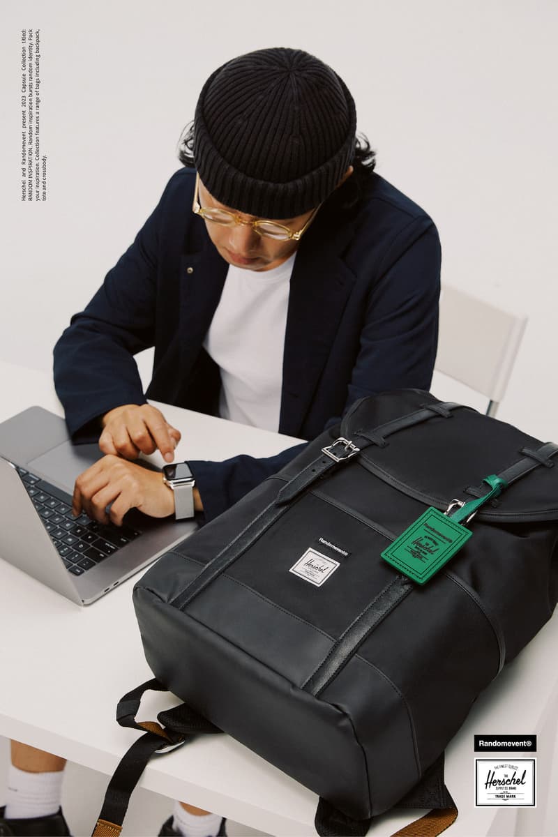 Randomevent 携手 Herschel Supply 打造全新联名包袋系列