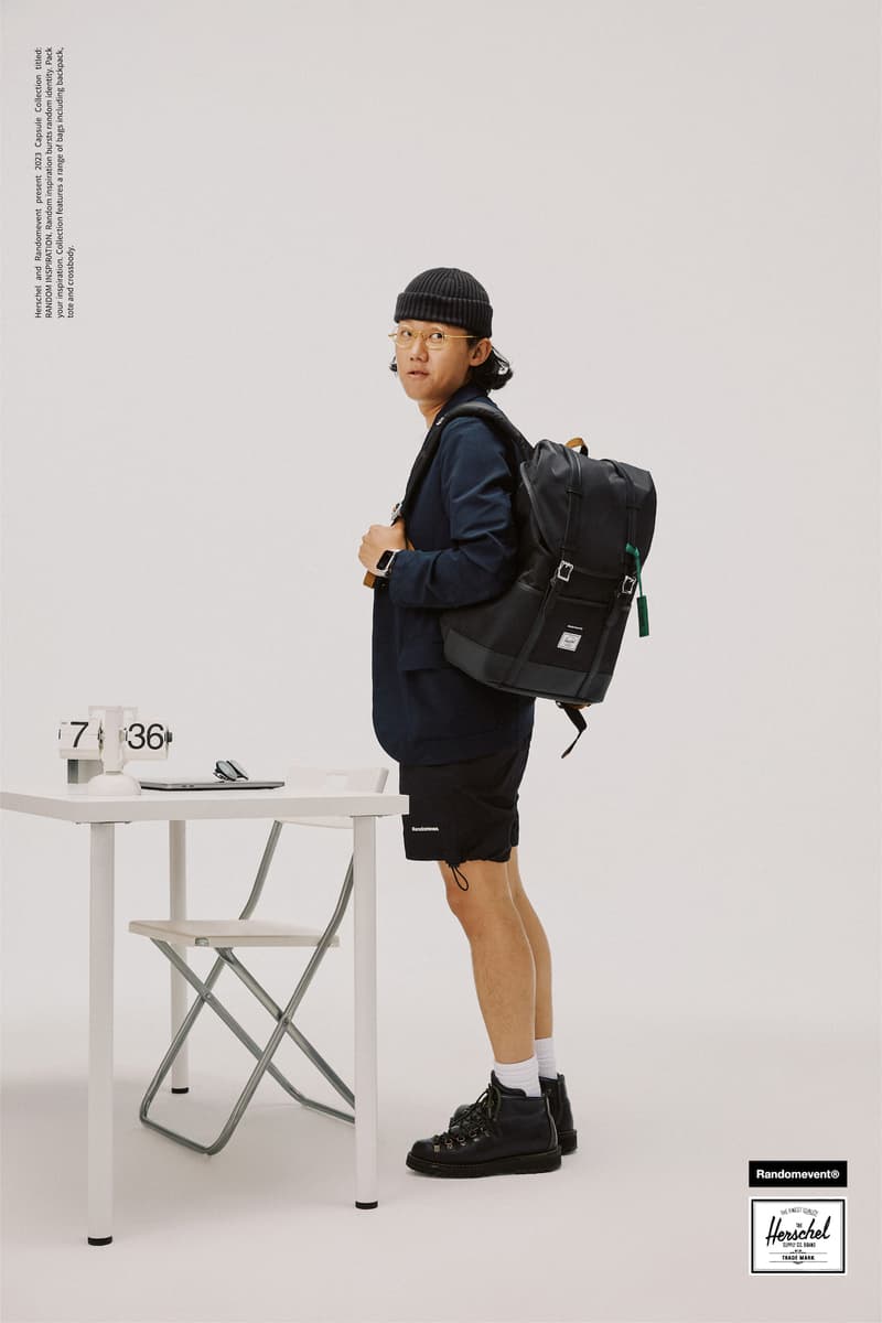 Randomevent 携手 Herschel Supply 打造全新联名包袋系列