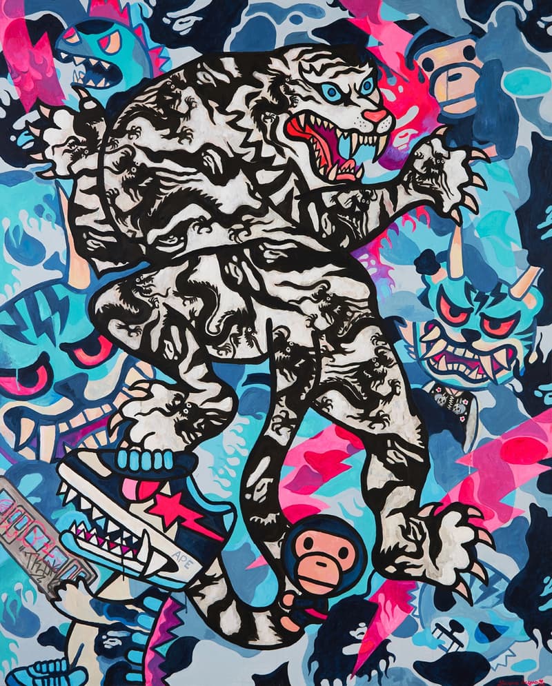 BAPE GALLERY™ 全球巡回展览 13 幅艺术画作以超过 80 万美元总价售罄