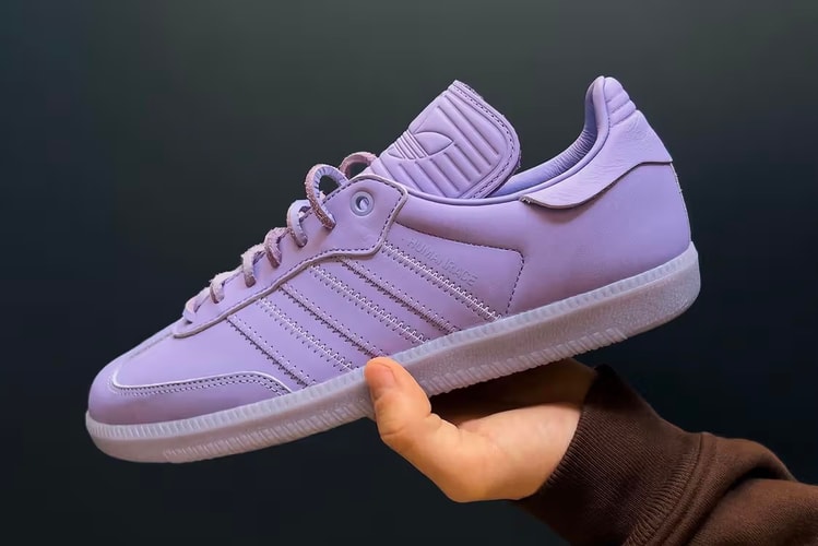 率先近賞 Pharrell x adidas Humanrace Samba「Lilac」全新联名鞋款