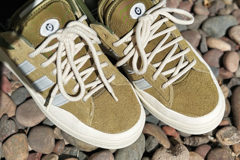 Hypebeast 近賞 Bad Bunny x adidas Campus Light「Olive」联名鞋款