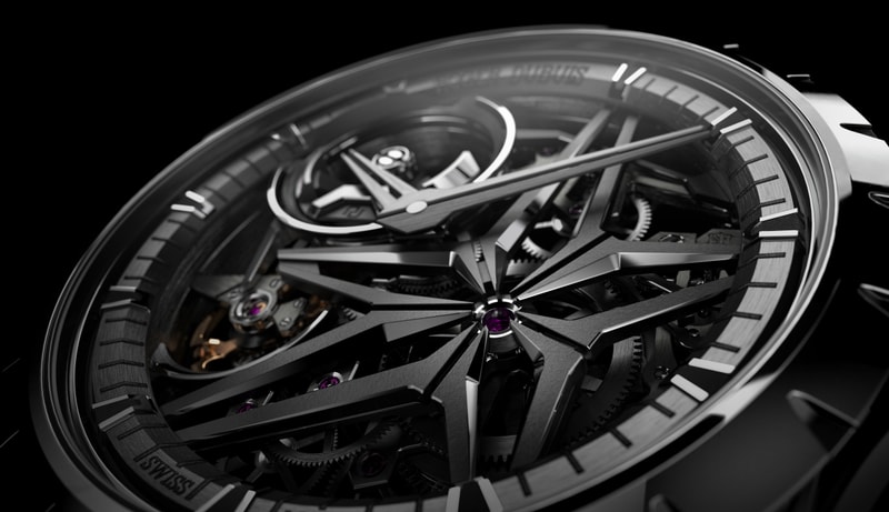 Roger Dubuis 推出全新王者系列星际镂空钛合金链带腕表