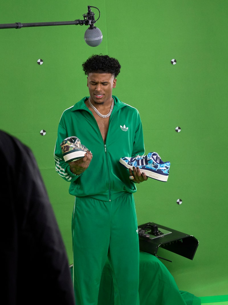 adidas Originals 携手 BAPE® 打造全新 Forum 鞋款