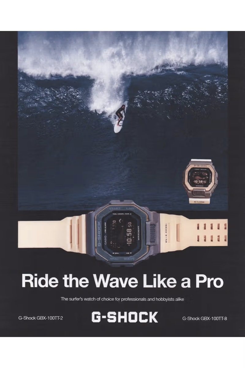 与 G-SHOCK GBX-100 腕表一起乘风破浪
