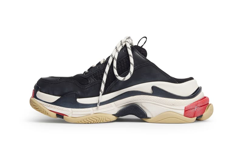 Balenciaga Triple S Mule 最新穆勒鞋款系列正式上架