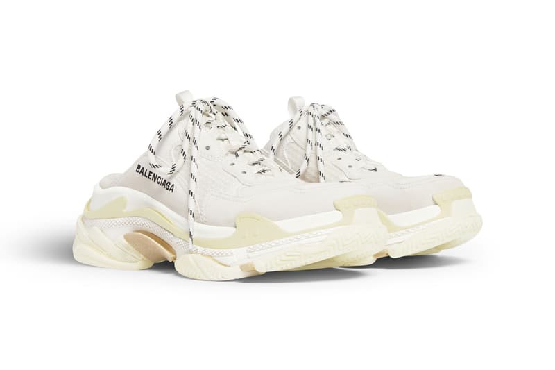 Balenciaga Triple S Mule 最新穆勒鞋款系列正式上架