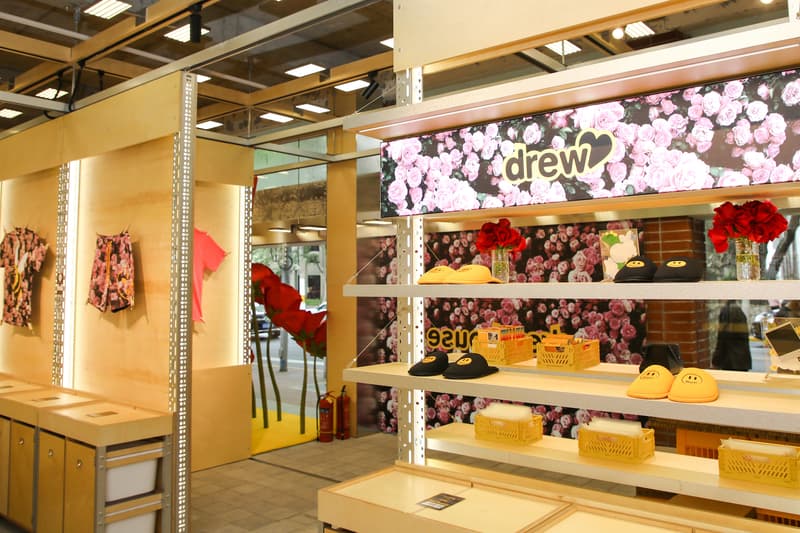 走进 drew house 全新「infinite love flower shop」无限爱快闪花店