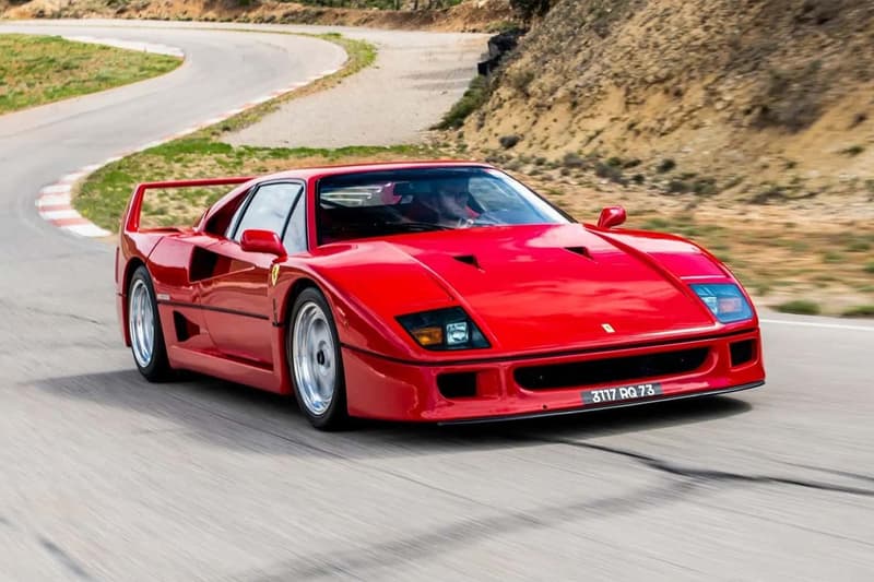 三届 Formula 1 冠军 Alain Prost 坐驾 Ferrari F40 即将展开拍卖