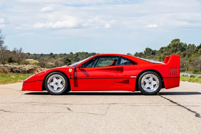 三届 Formula 1 冠军 Alain Prost 坐驾 Ferrari F40 即将展开拍卖