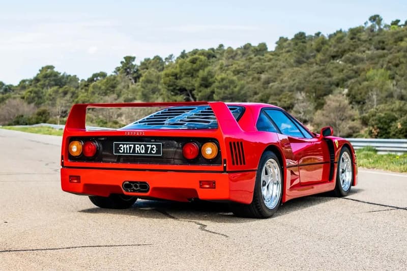 三届 Formula 1 冠军 Alain Prost 坐驾 Ferrari F40 即将展开拍卖