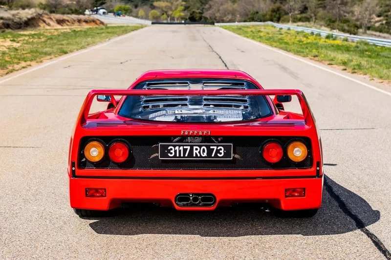 三届 Formula 1 冠军 Alain Prost 坐驾 Ferrari F40 即将展开拍卖