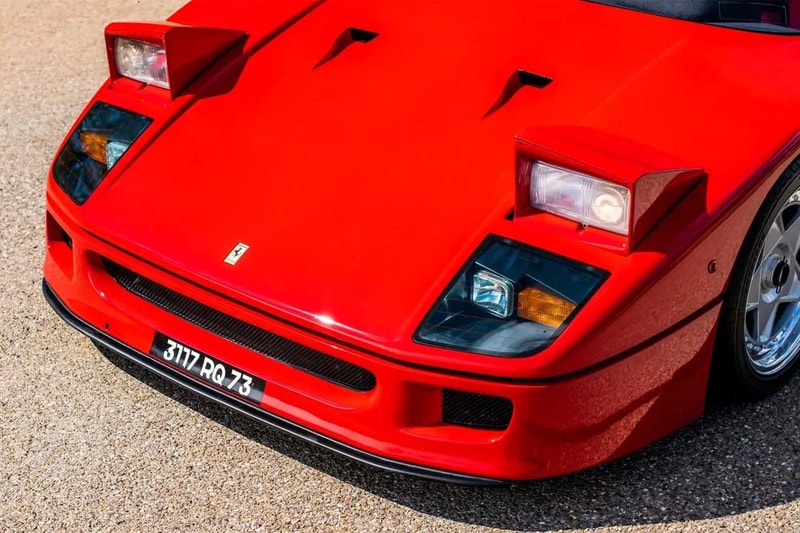 三届 Formula 1 冠军 Alain Prost 坐驾 Ferrari F40 即将展开拍卖