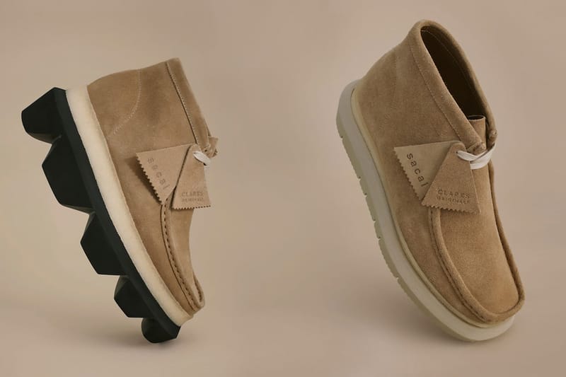 sacai x Clarks Originals Wallabee 最新联名鞋款正式登场