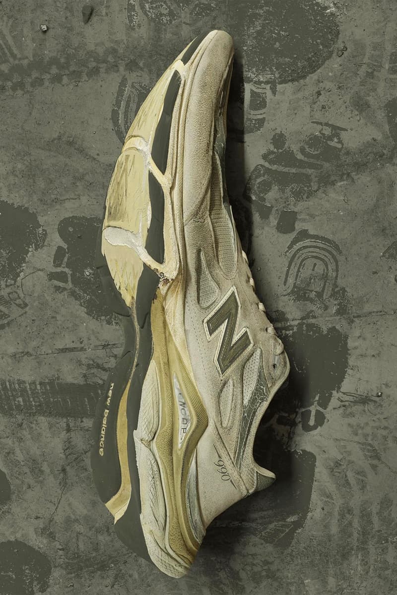 烏克蘭藝術家 Stanis Slav 打造 New Balance 990v3 做舊尖頭迭代